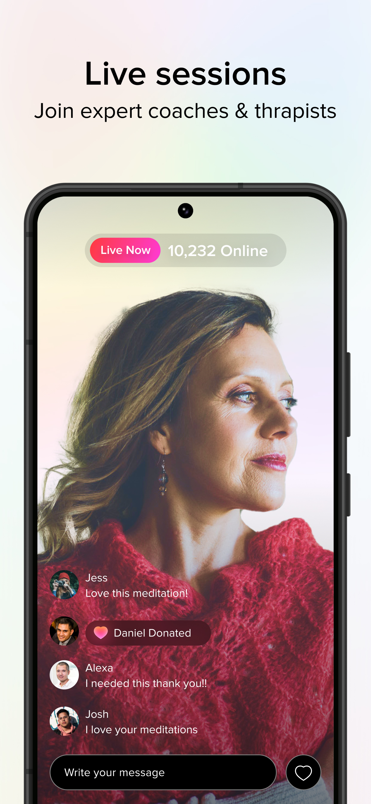 اسکرین شات 6 برنامه Aura: Meditation & Sleep, CBT