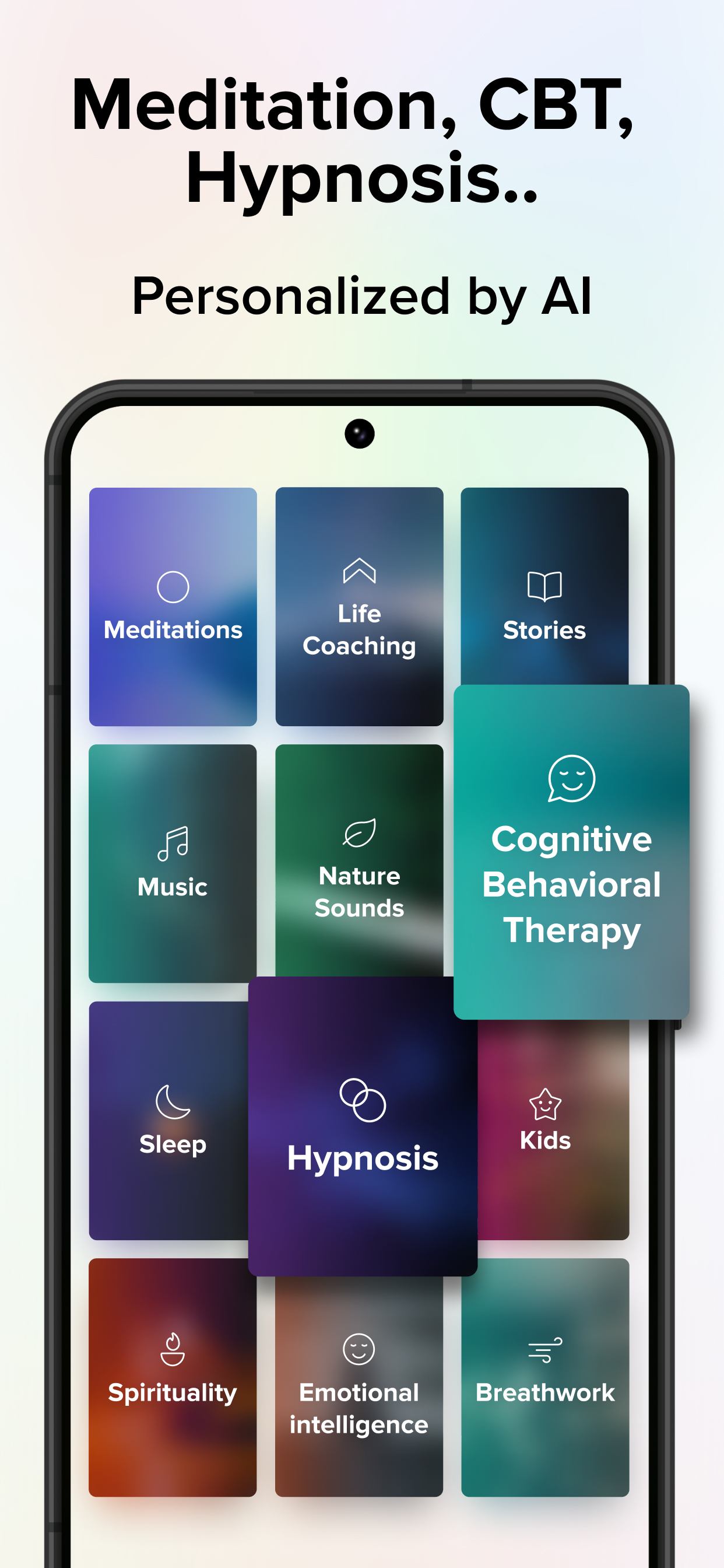 اسکرین شات 3 برنامه Aura: Meditation & Sleep, CBT