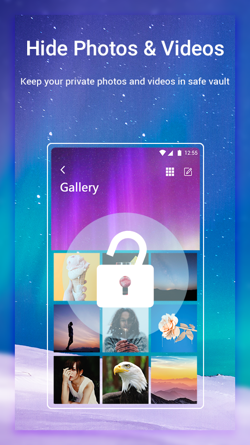اسکرین شات 2 برنامه AppLock Aurora