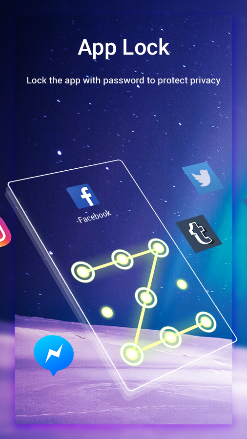 اسکرین شات 1 برنامه AppLock Aurora
