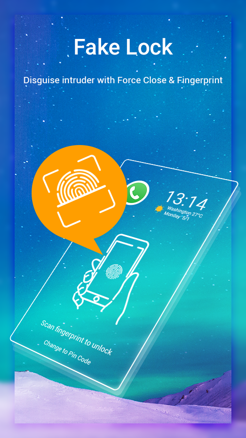اسکرین شات 3 برنامه AppLock Aurora