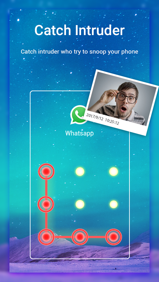 اسکرین شات 5 برنامه AppLock Aurora
