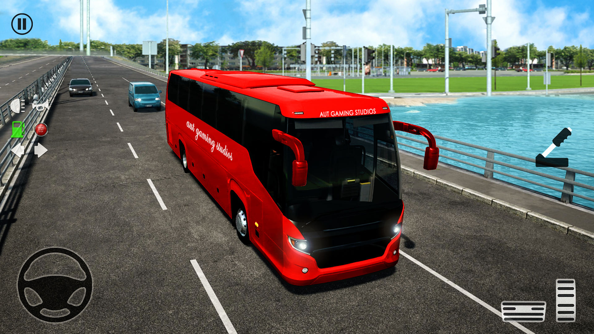 اسکرین شات 1 بازی Coach Bus 3D Bus Driving Games
