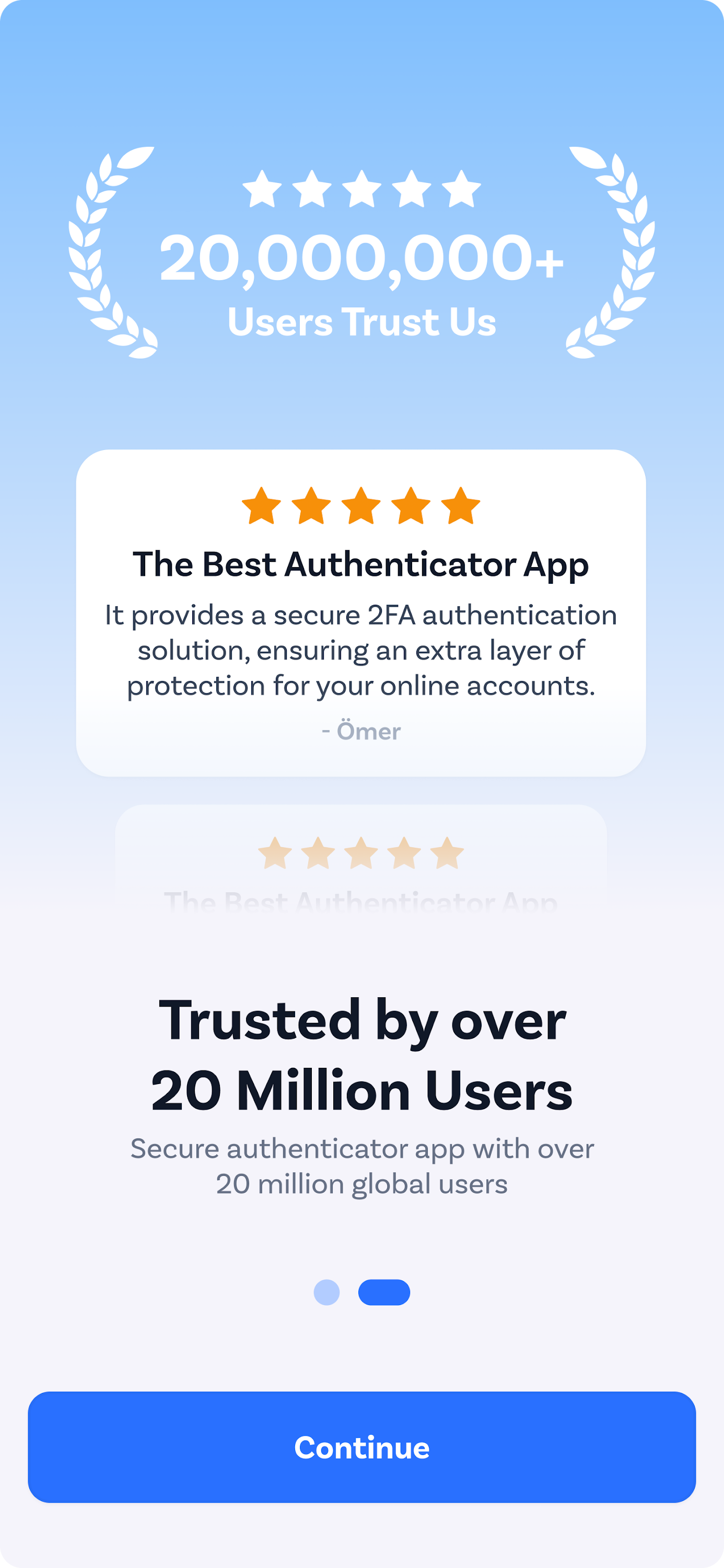 اسکرین شات 4 برنامه Authenticator Secure App