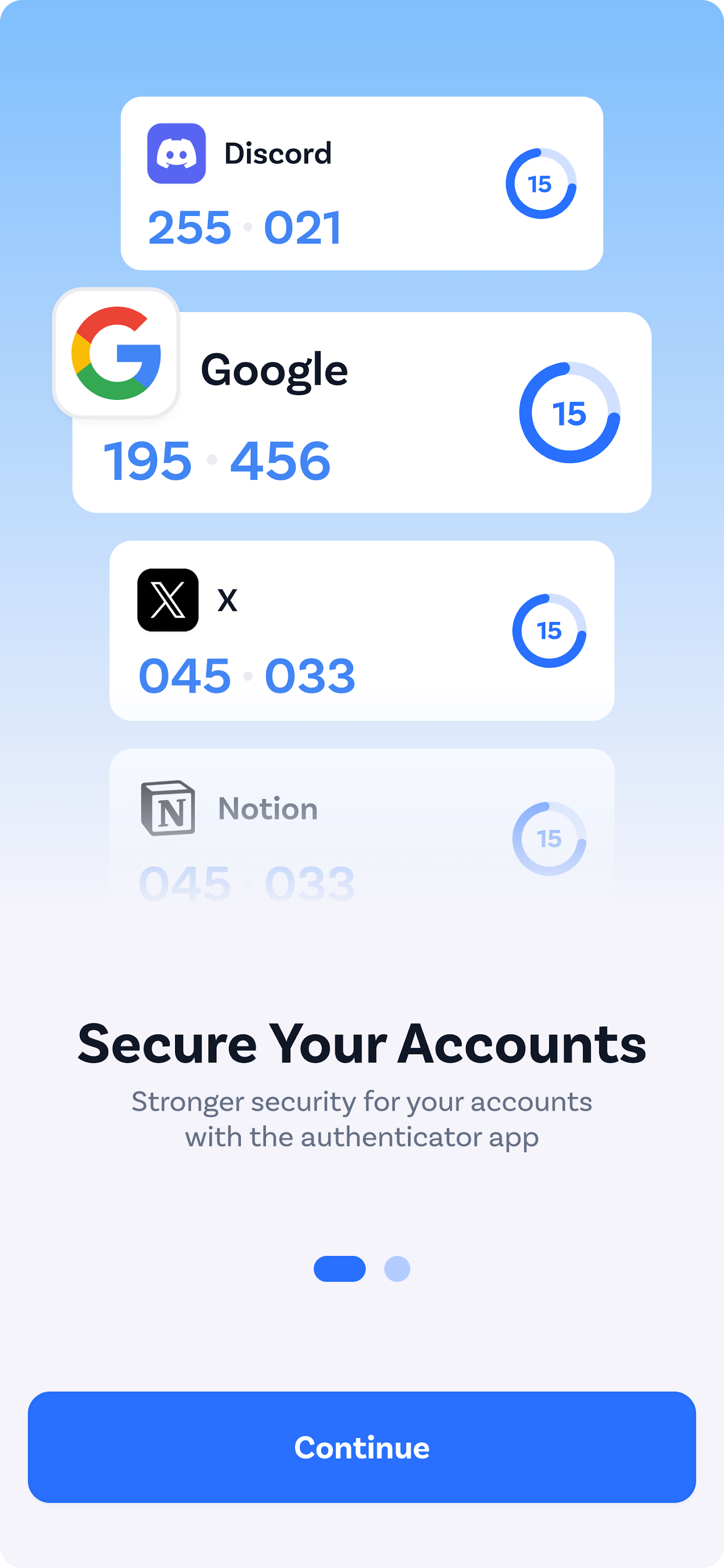 اسکرین شات 3 برنامه Authenticator Secure App