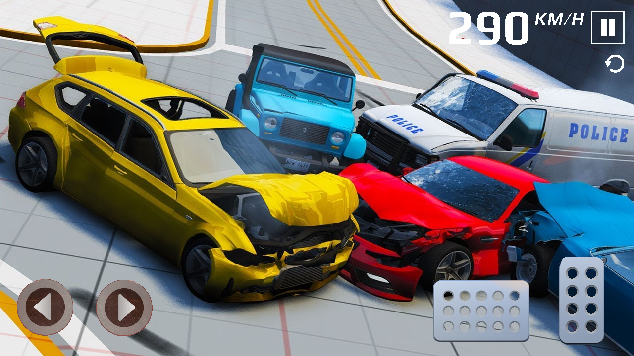 اسکرین شات 2 بازی Auto Crash Test Car Simulator
