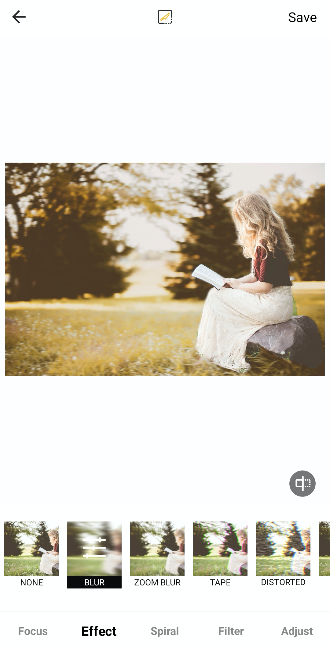 اسکرین شات 3 برنامه AI Blur Background-Photo edit