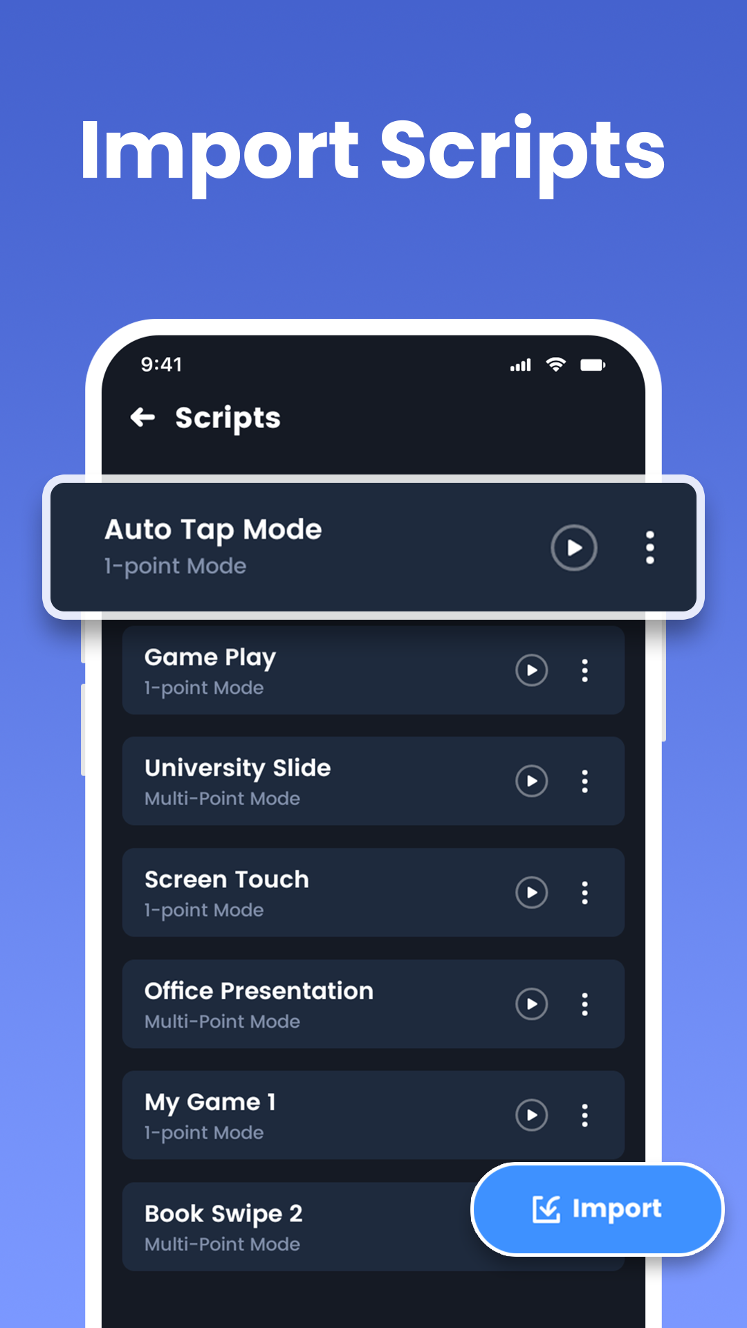 اسکرین شات 6 برنامه Auto Clicker App - Auto Tapper