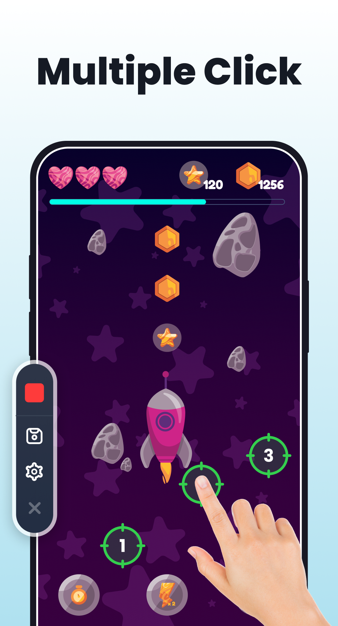 اسکرین شات 2 برنامه Auto Clicker - Auto Tapper