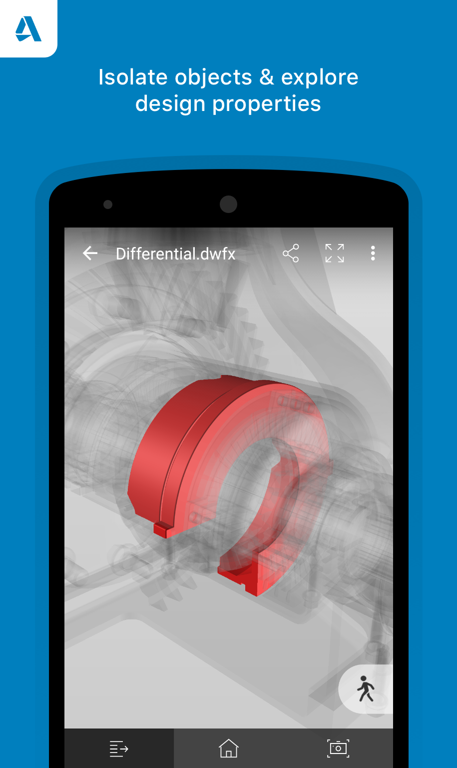 اسکرین شات 2 برنامه A360 - View CAD files