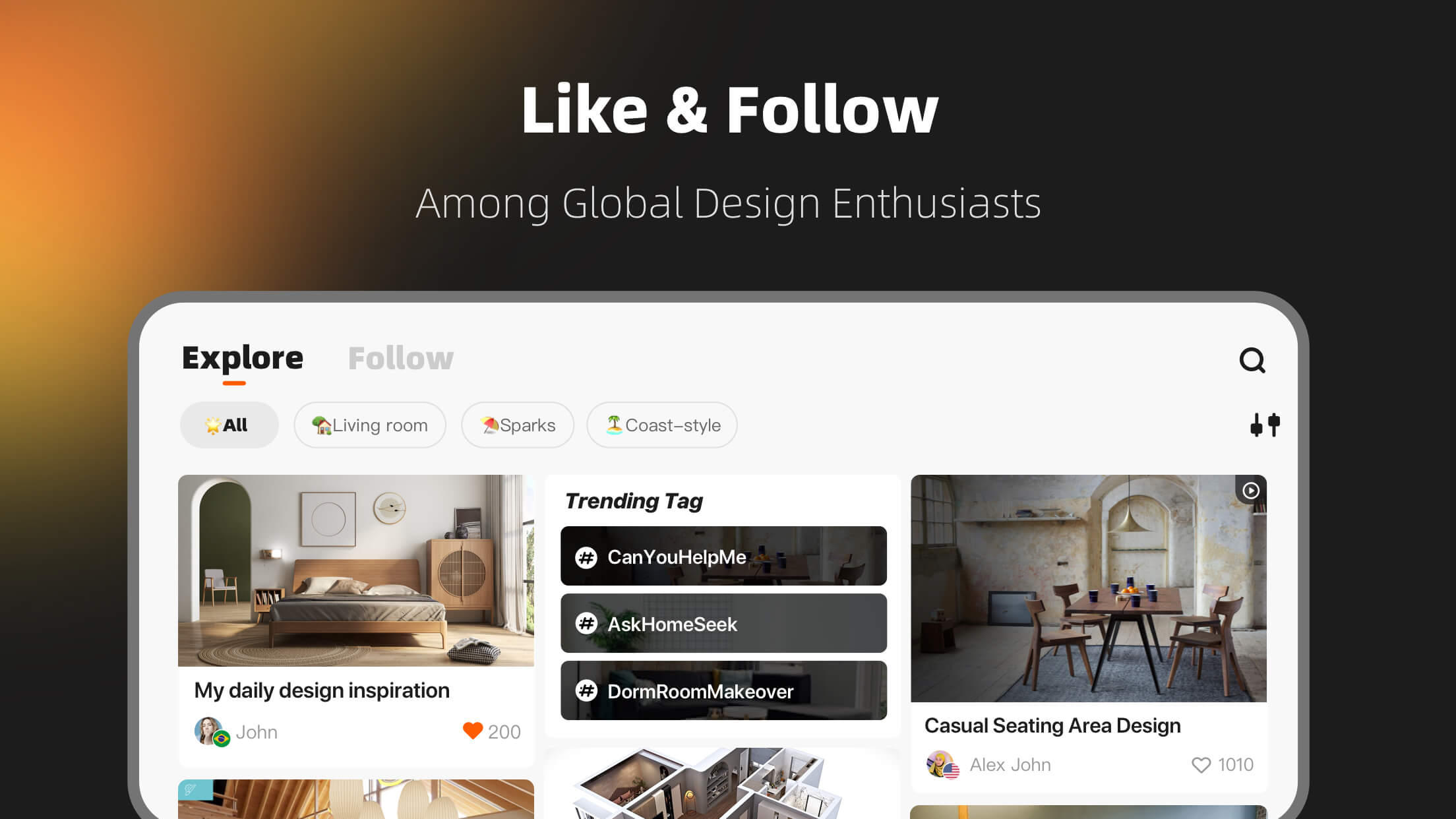 اسکرین شات 8 برنامه Homestyler - Home Design Game