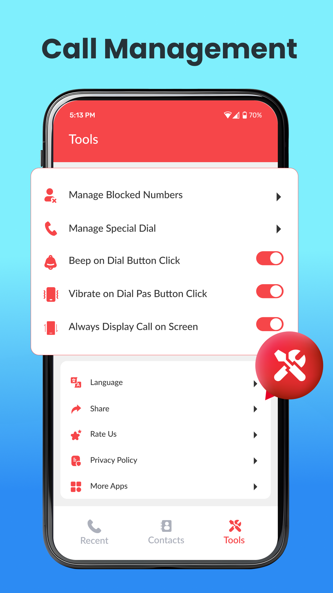 اسکرین شات 5 برنامه Phone Dialer & Contacts App