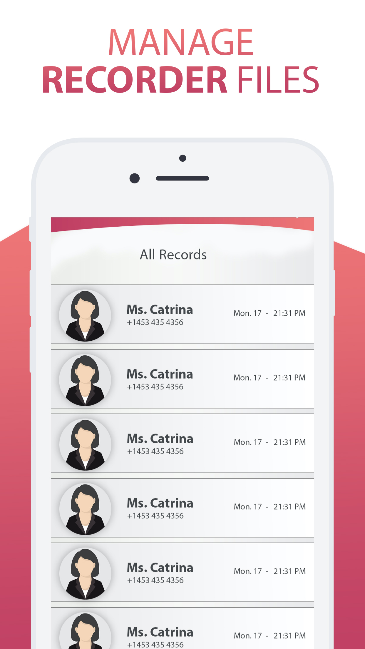 اسکرین شات برنامه Call Recorder Automatic 5