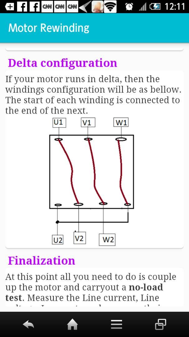 اسکرین شات 5 برنامه Motor Rewinding