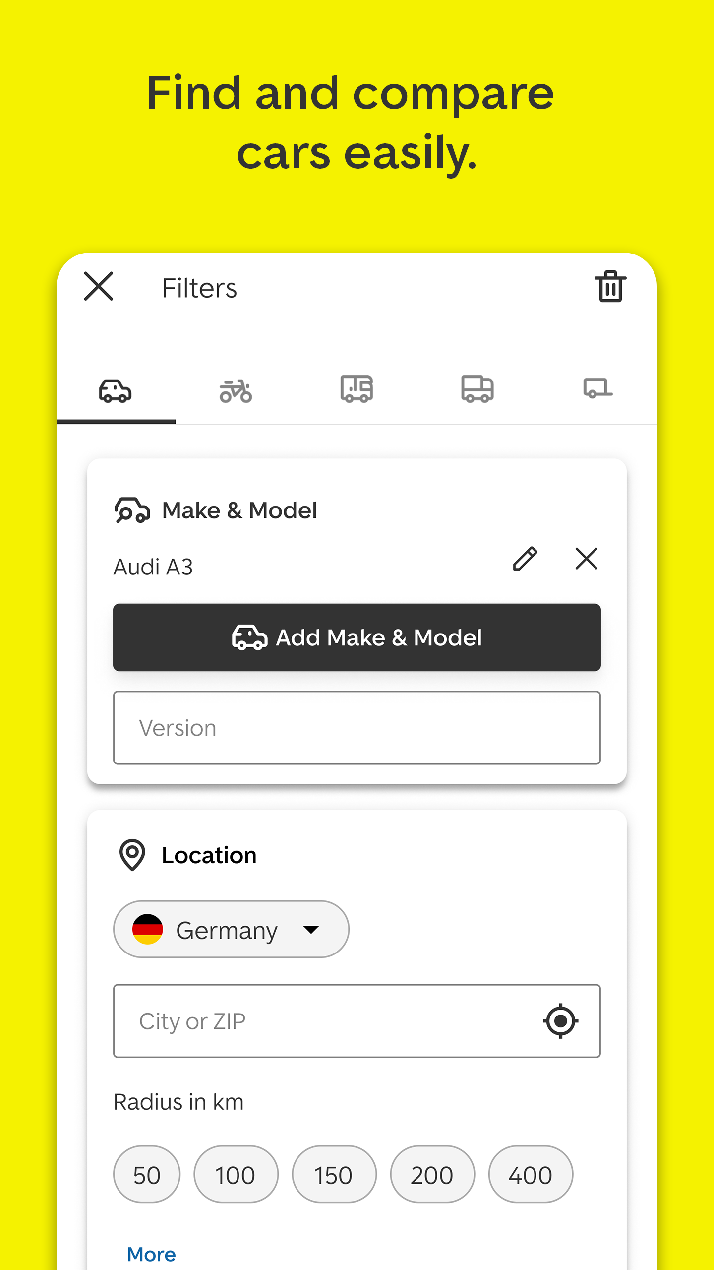 اسکرین شات 3 برنامه AutoScout24: Buy & sell cars