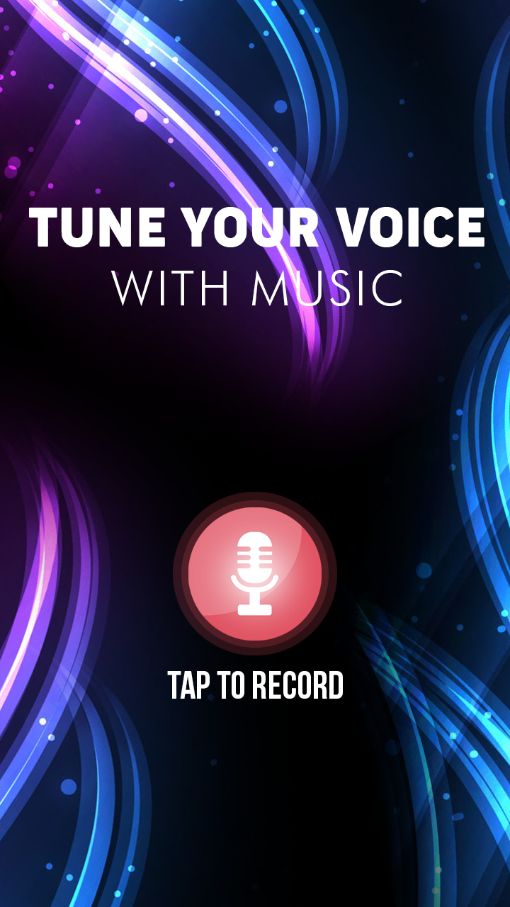 اسکرین شات 2 برنامه Tune Your Voice With Music
