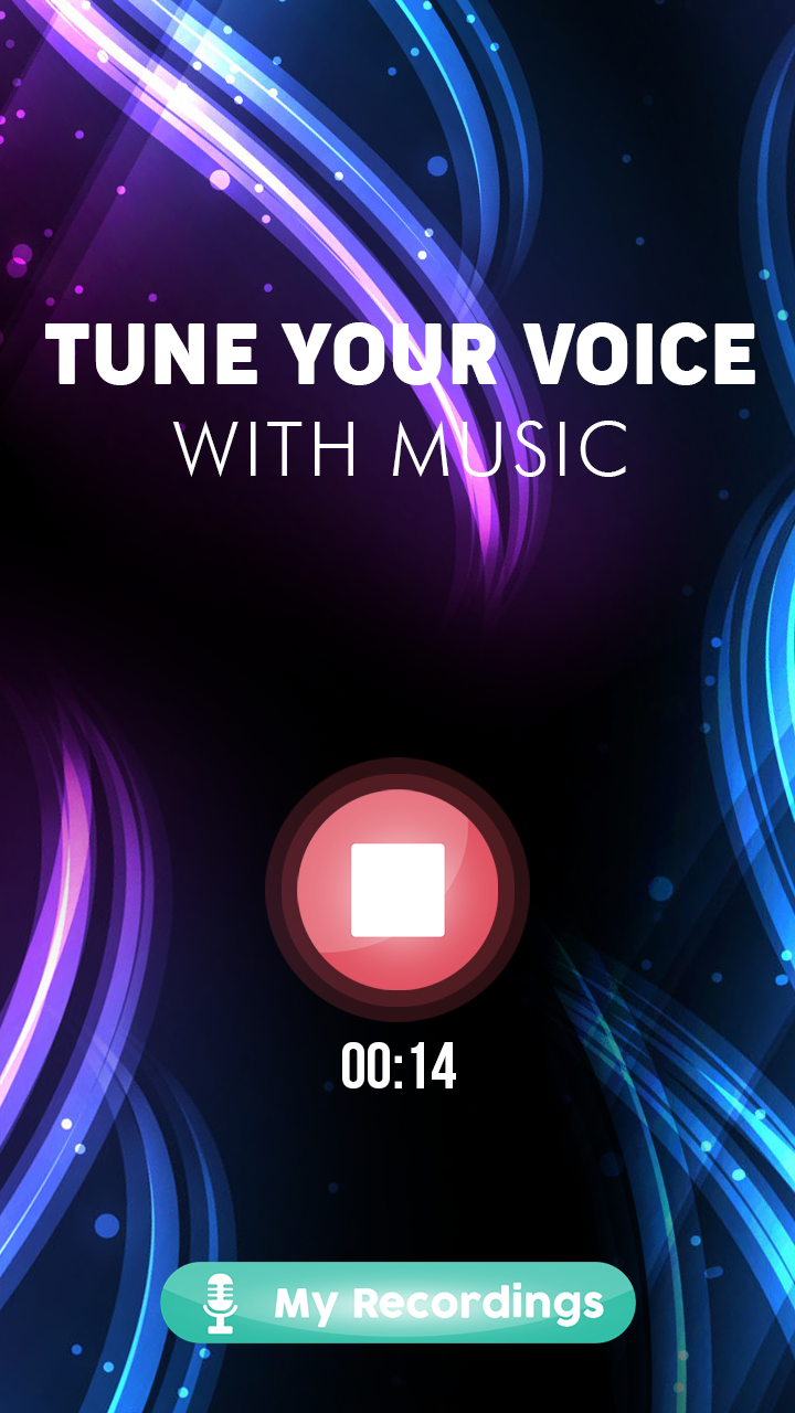 اسکرین شات 3 برنامه Tune Your Voice With Music