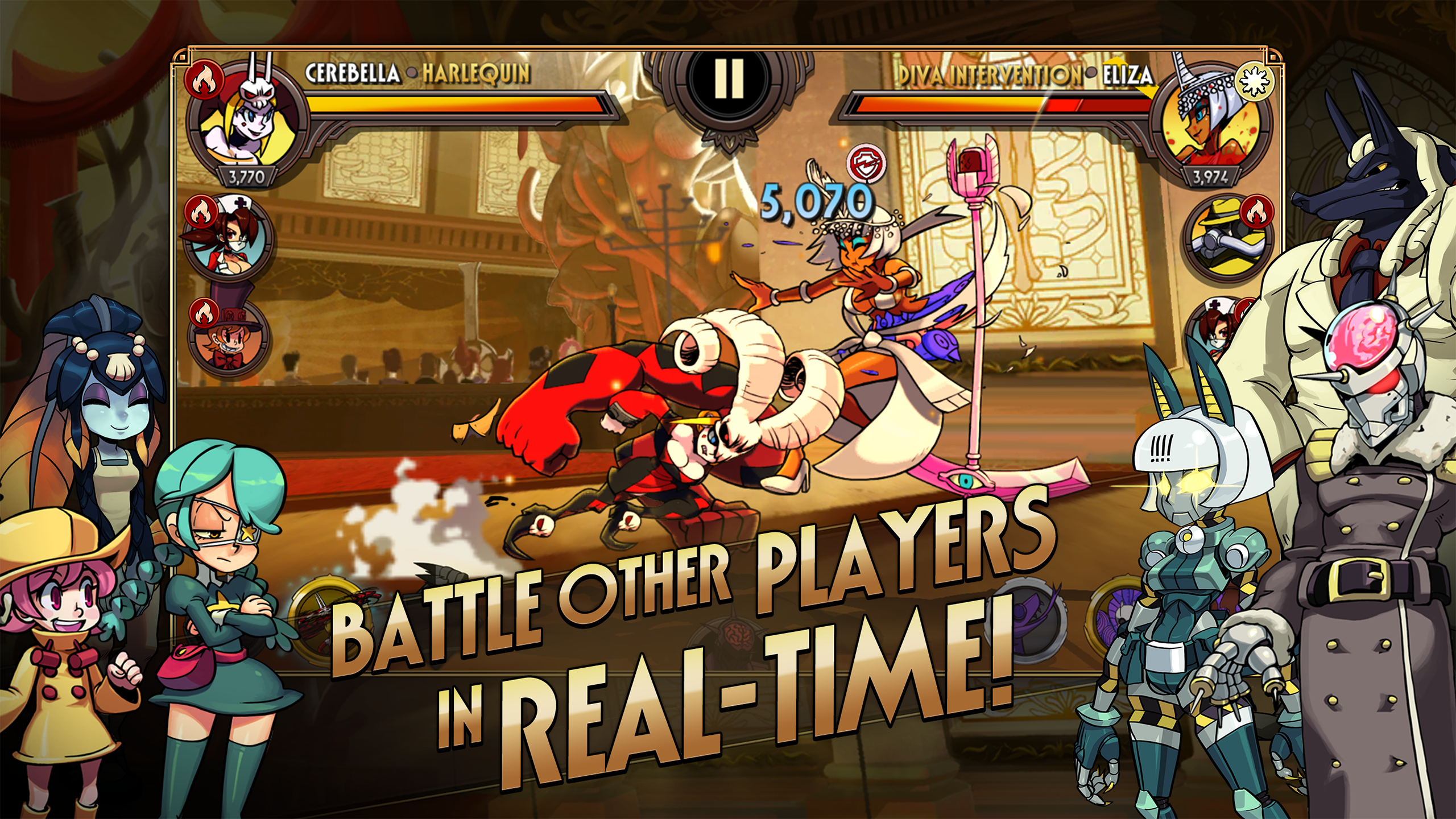 اسکرین شات 2 بازی Skullgirls: Fighting RPG