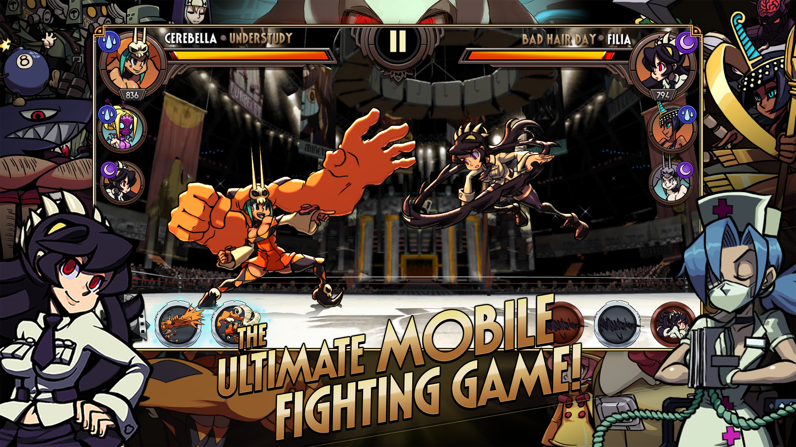 اسکرین شات 1 بازی Skullgirls: Fighting RPG
