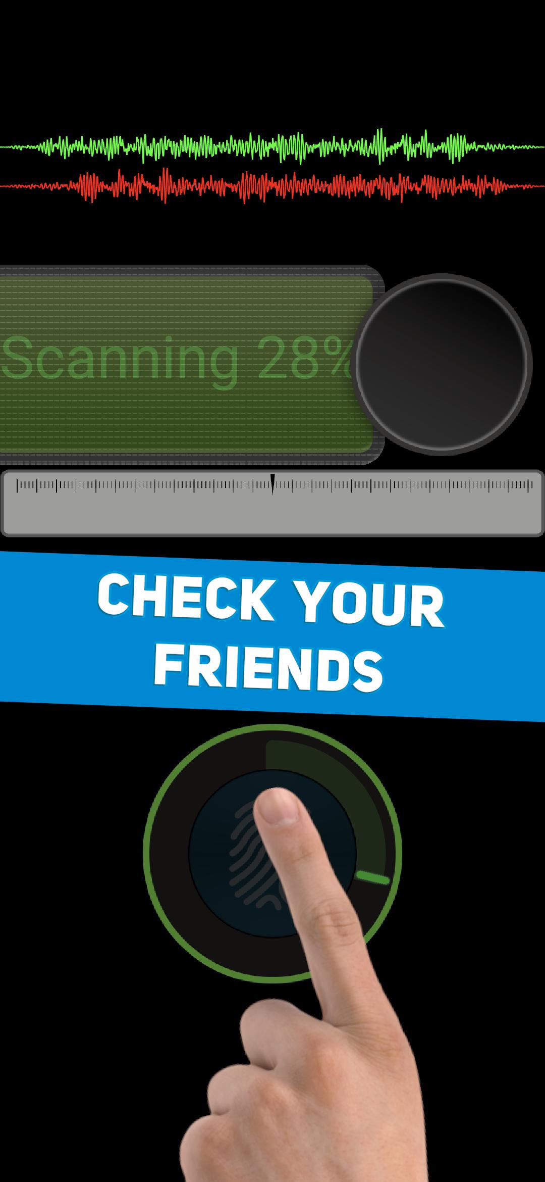 اسکرین شات 1 برنامه Voice Lie Detector (Prank)