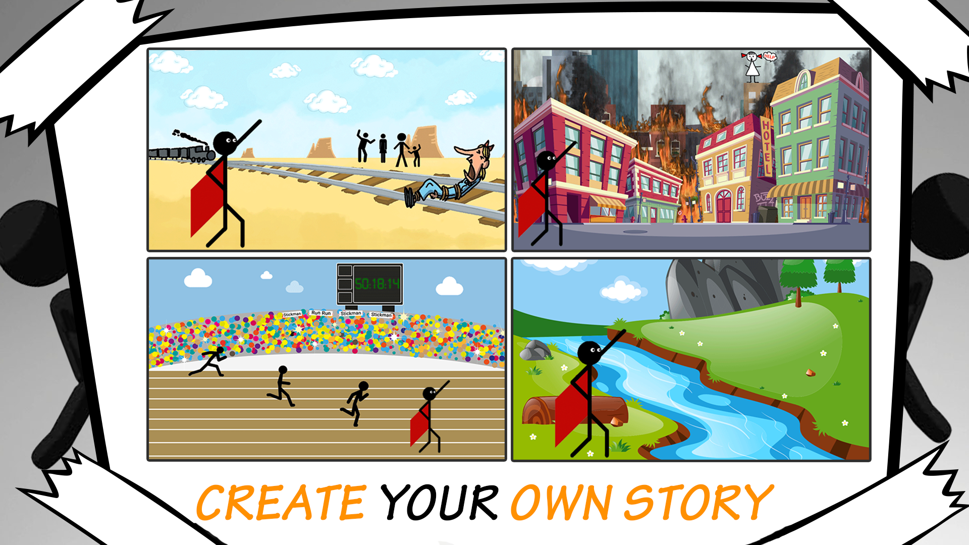 اسکرین شات 2 بازی Superhero Cartoon Video Maker