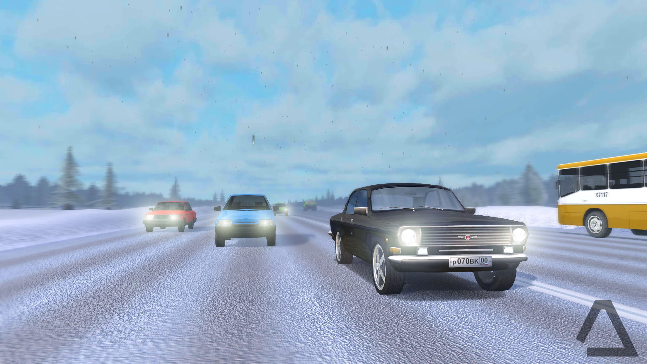 اسکرین شات 3 بازی Russian Road Racer