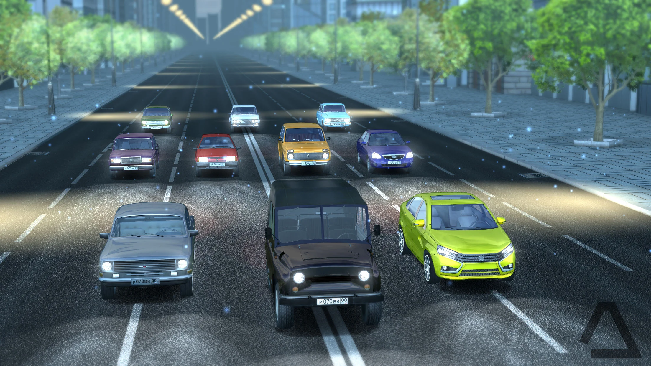 اسکرین شات 2 بازی Russian Road Racer