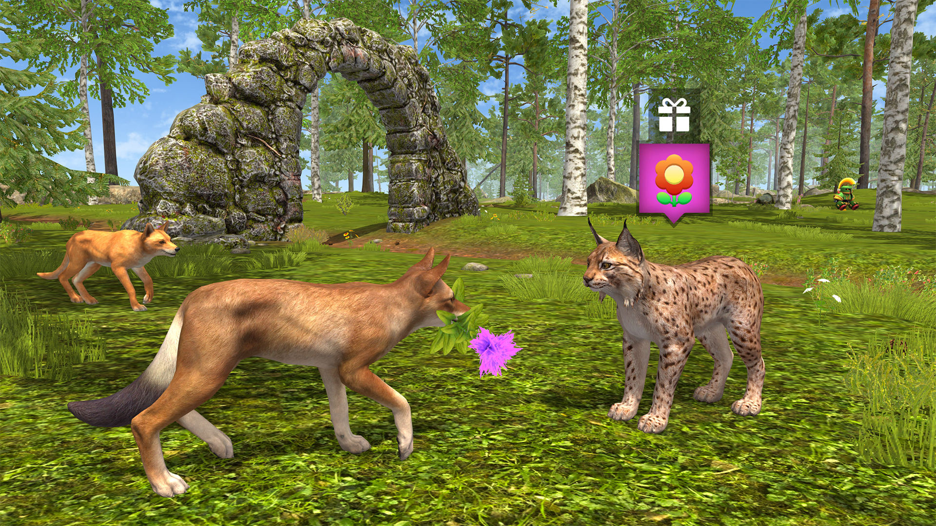 اسکرین شات 3 بازی Wolf Hero: Animals vs Robots
