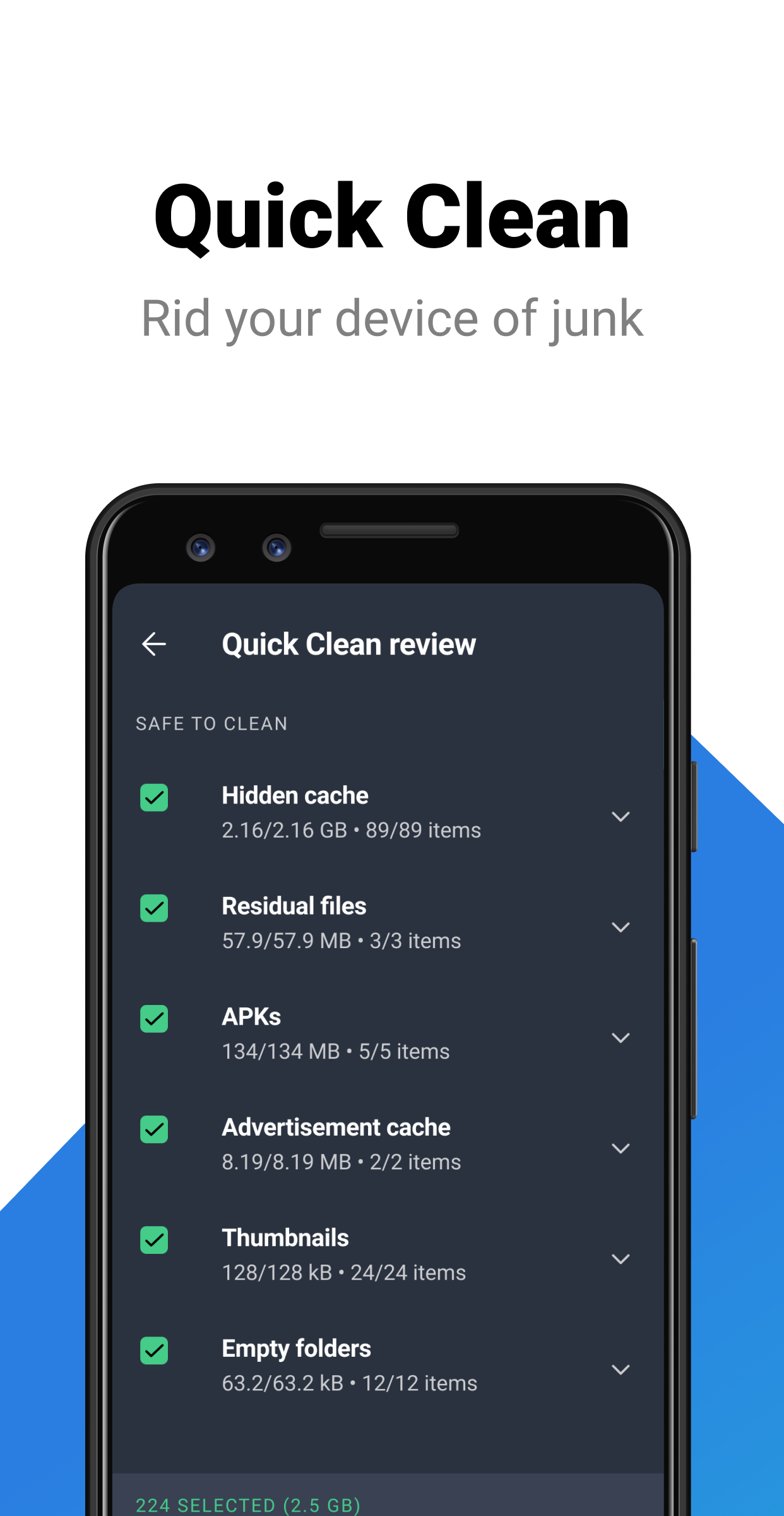 اسکرین شات 2 برنامه AVG Cleaner – Storage Cleaner
