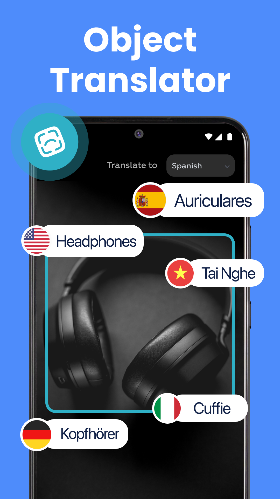 اسکرین شات 3 برنامه AI Voice Translator: Translate