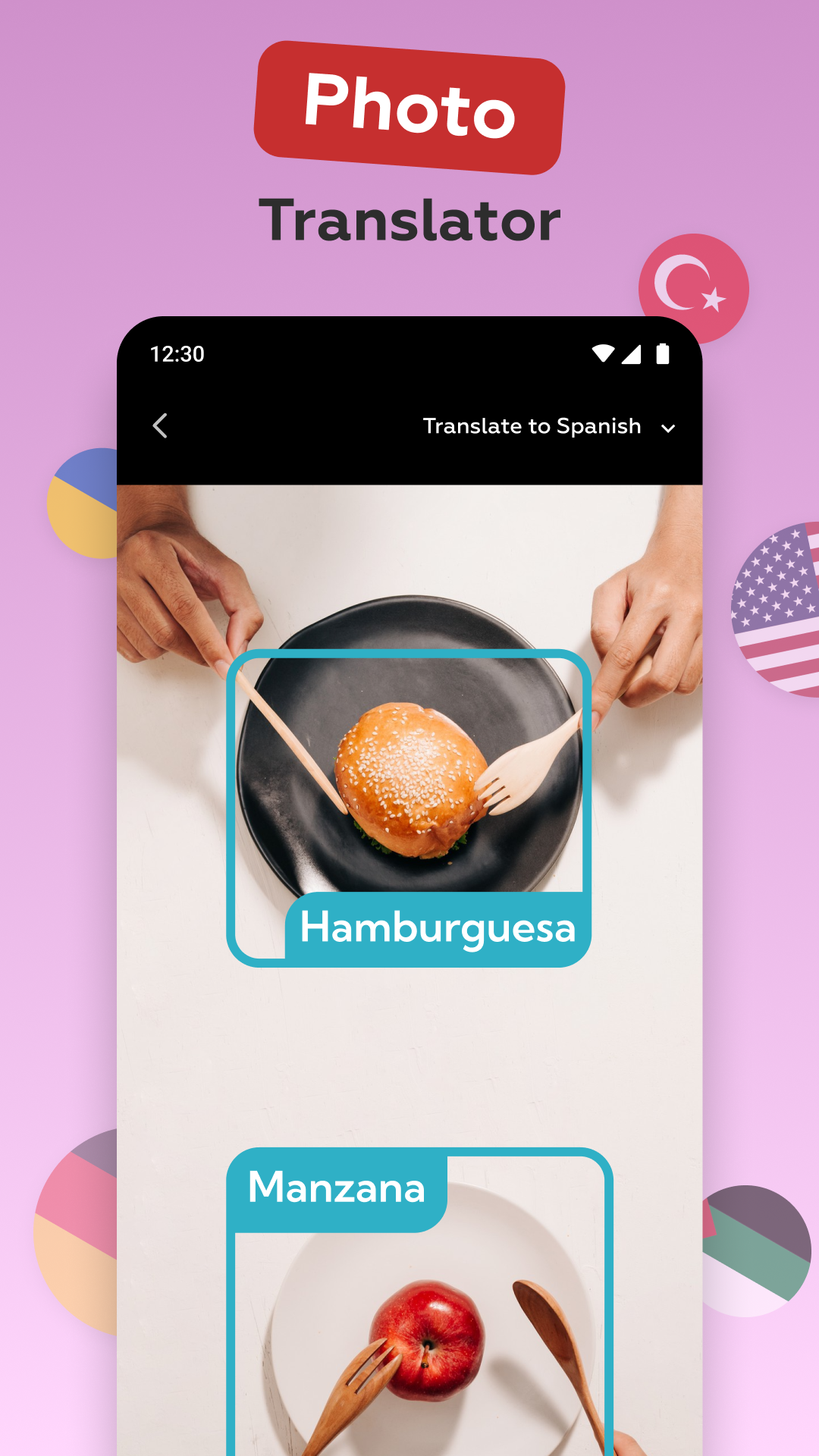 اسکرین شات 5 برنامه AI Voice Translator: Translate