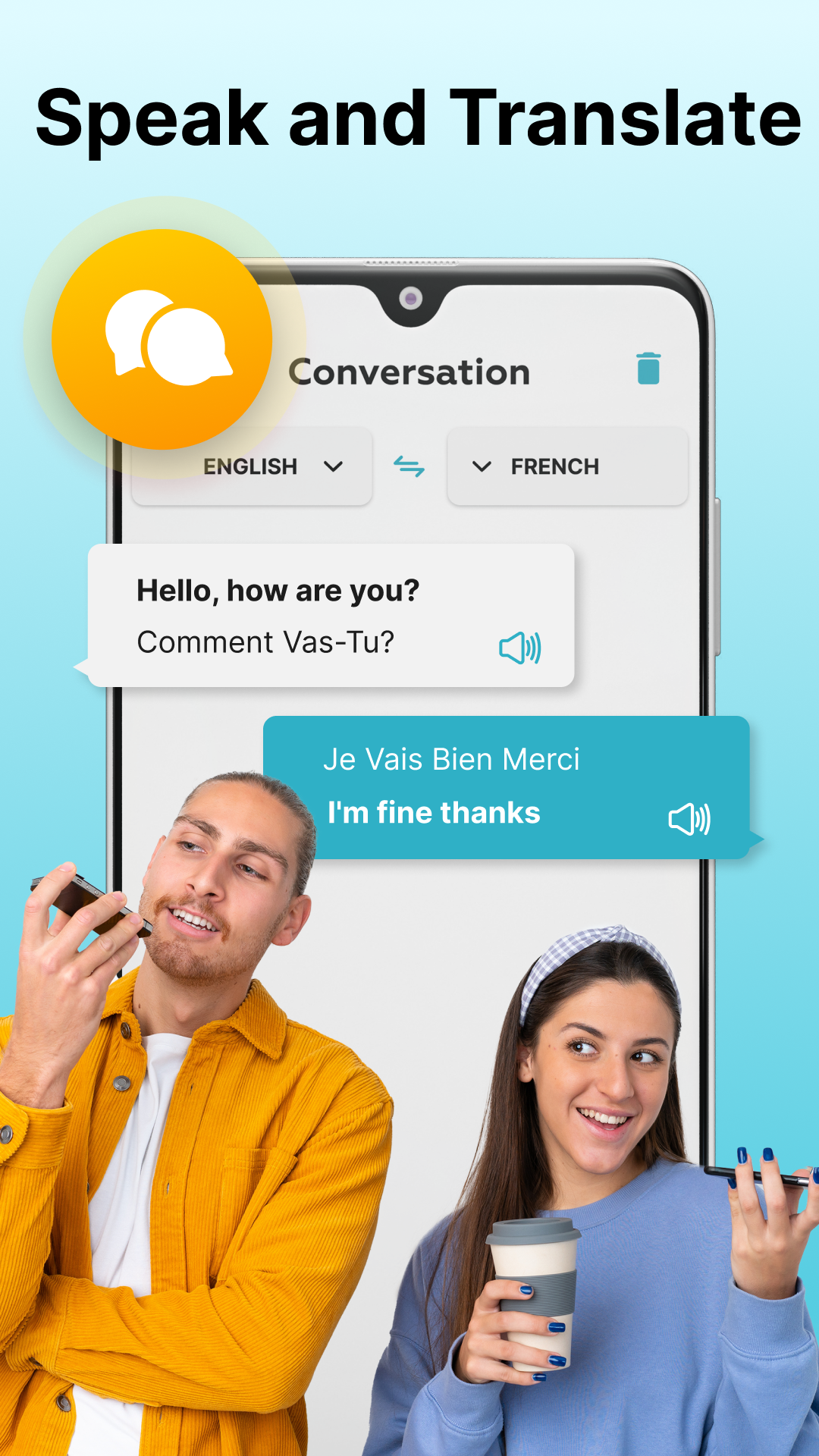 اسکرین شات 4 برنامه Voice Translator All Language