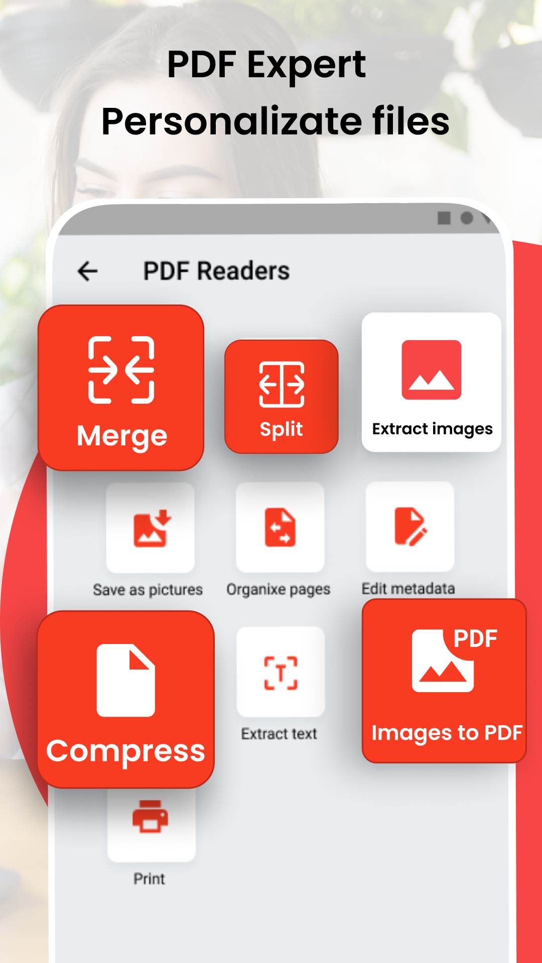 اسکرین شات 6 برنامه PDF Reader: converter files