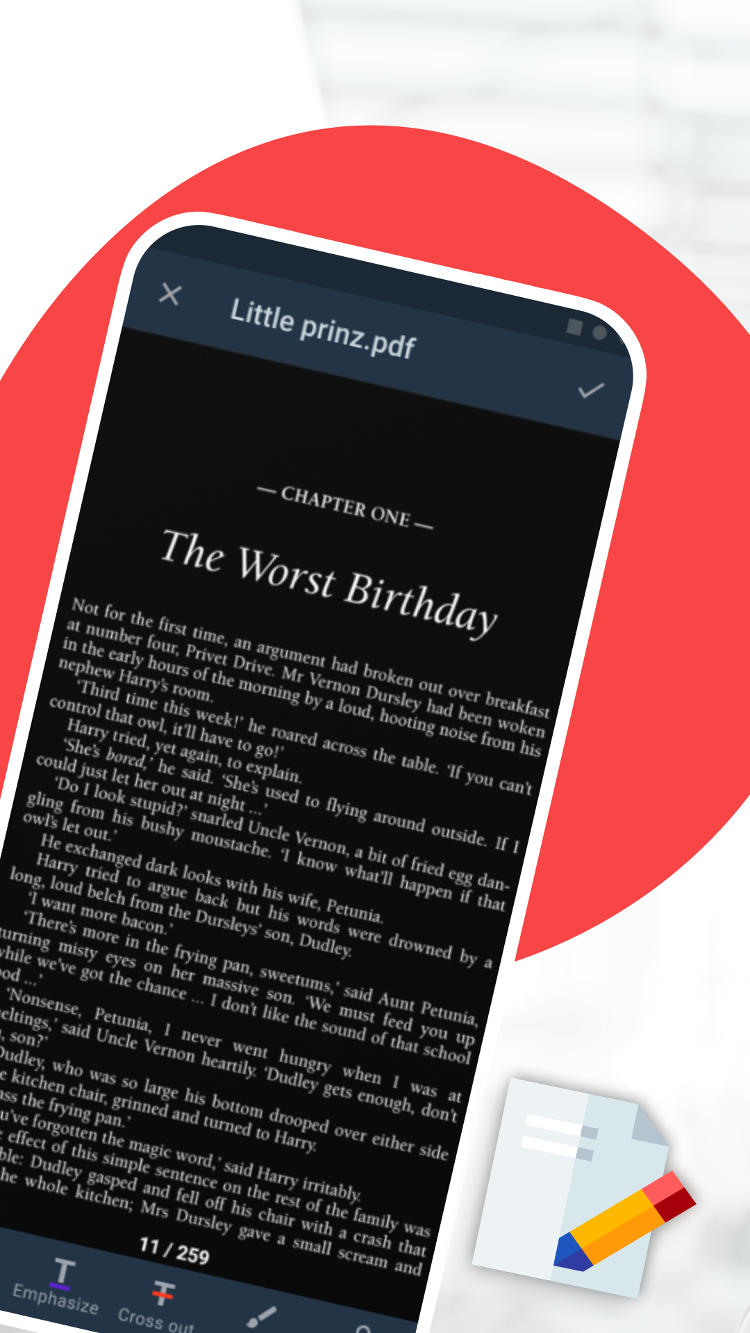 اسکرین شات 8 برنامه PDF Reader: converter files