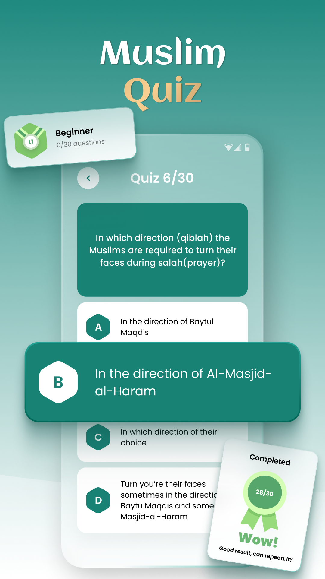 اسکرین شات 7 برنامه Prayer Times - Azan Pro Muslim