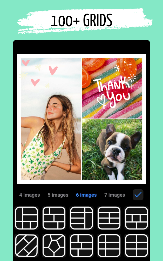 اسکرین شات 1 برنامه Photo Collage Maker & Grid