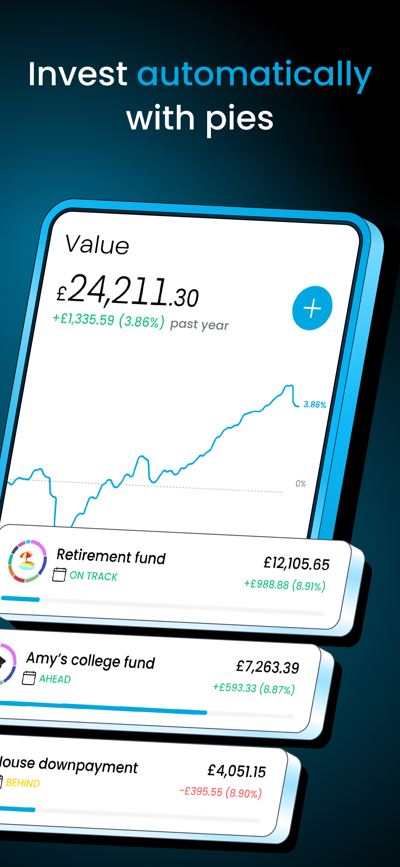 اسکرین شات 2 برنامه Trading 212: Stocks, ETFs, ISA