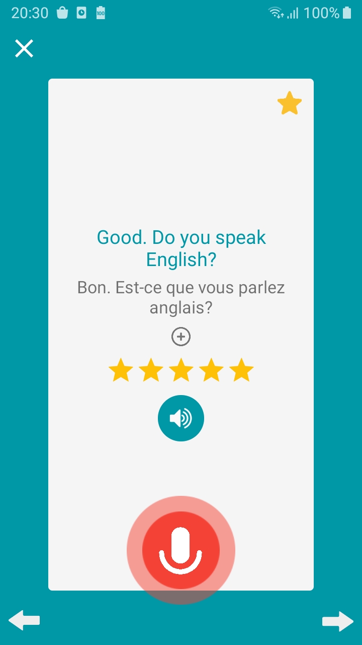 اسکرین شات 2 برنامه English Conversation - Awabe