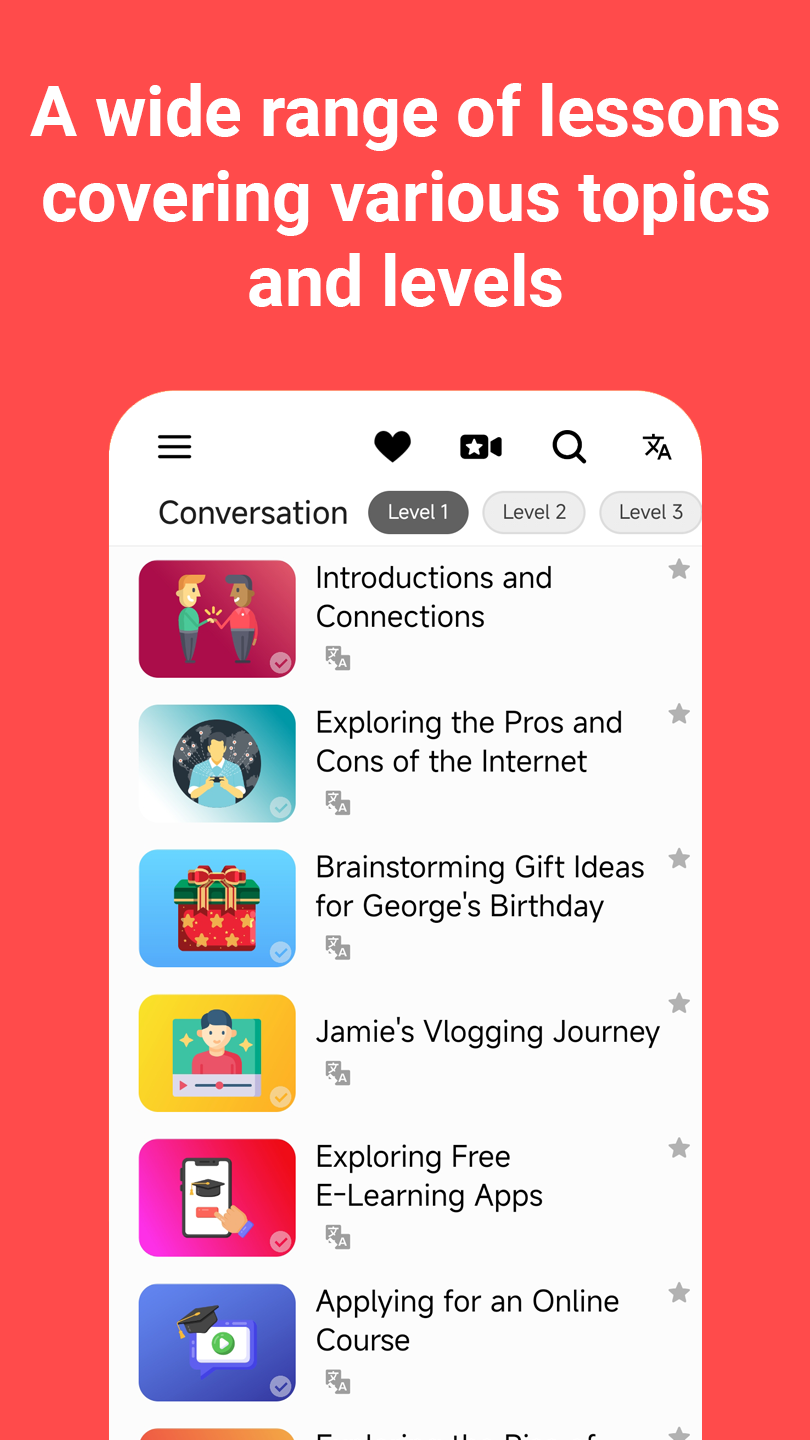 اسکرین شات 3 برنامه English listening daily