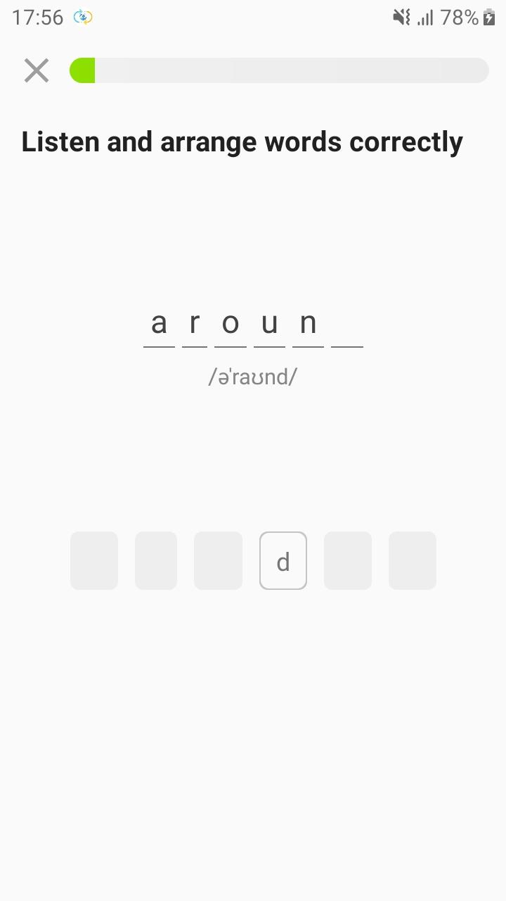 اسکرین شات 6 برنامه English Pronunciation - Awabe