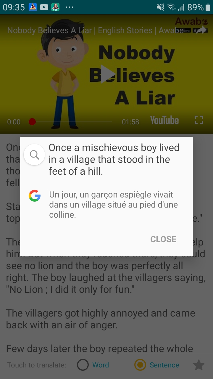 اسکرین شات 5 برنامه English Story, English Reading