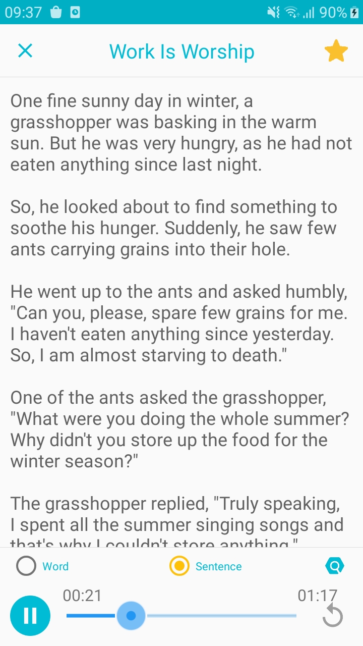 اسکرین شات 4 برنامه English Story, English Reading