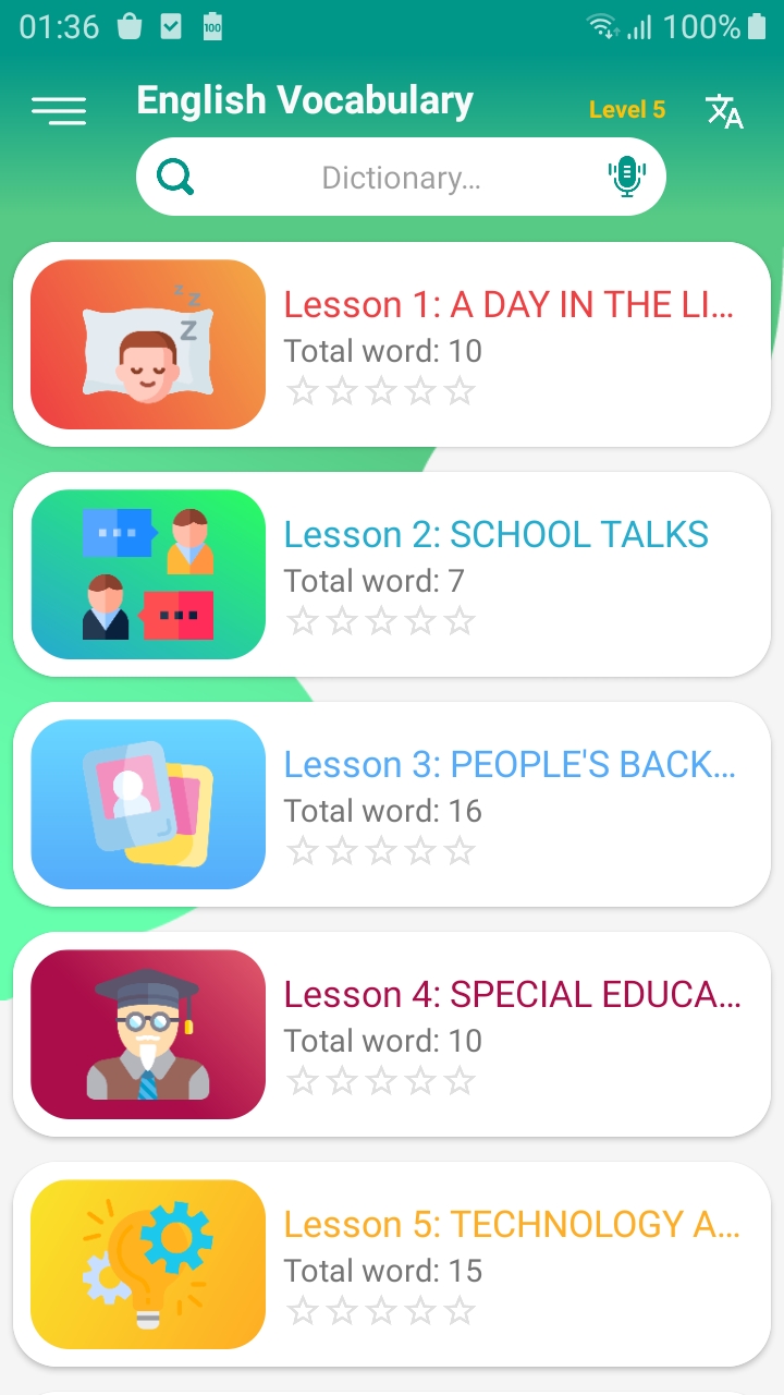 اسکرین شات 8 برنامه English vocabulary daily