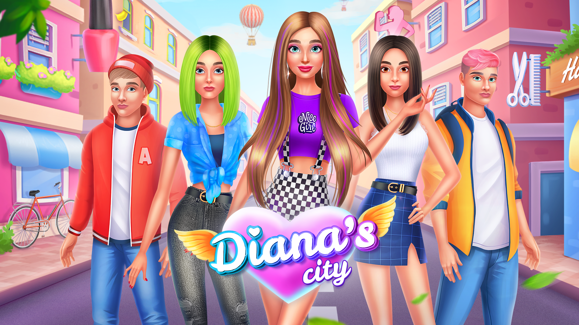 اسکرین شات 6 بازی Diana's city-fashion & beauty
