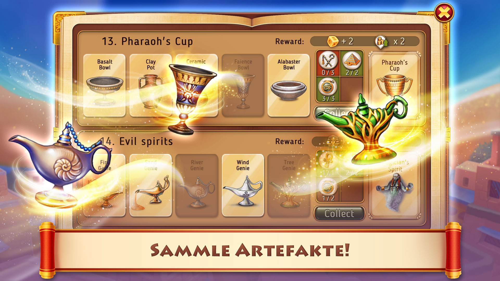 اسکرین شات 3 بازی Cradle of Empire・Puzzle Spiele