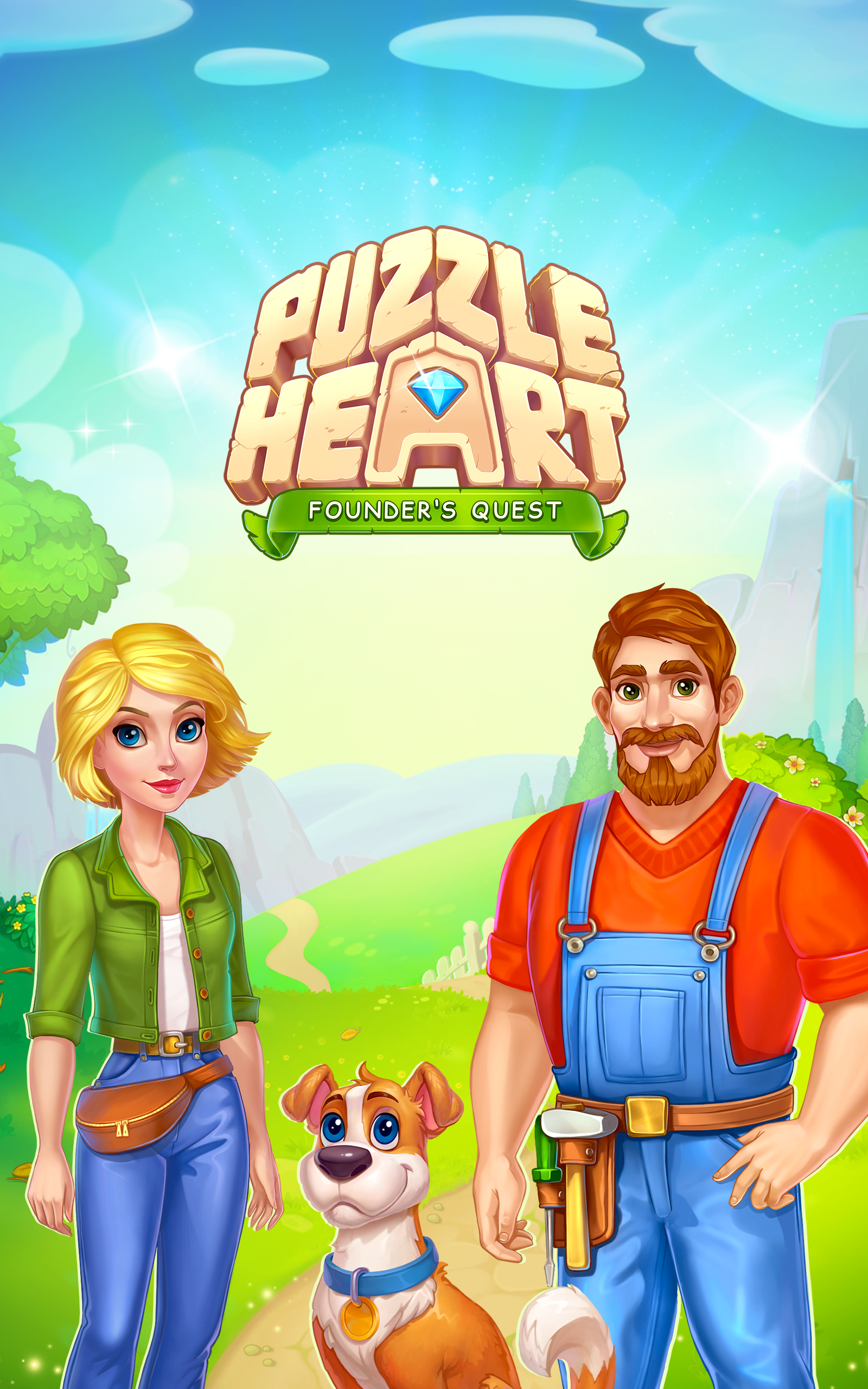 اسکرین شات 1 بازی Puzzle Heart Match-3 in a Row