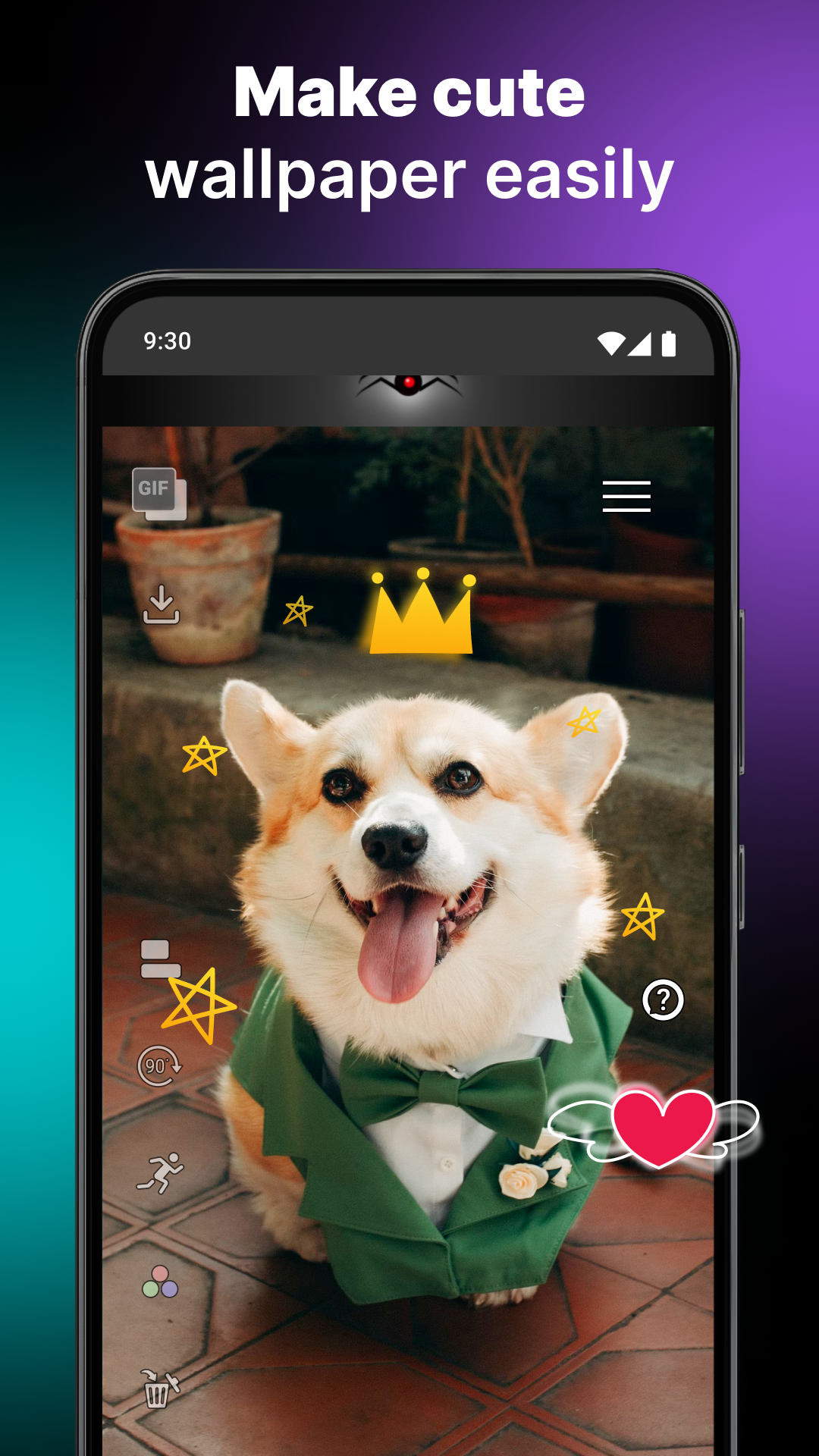 اسکرین شات 3 برنامه GIF Live Wallpaper