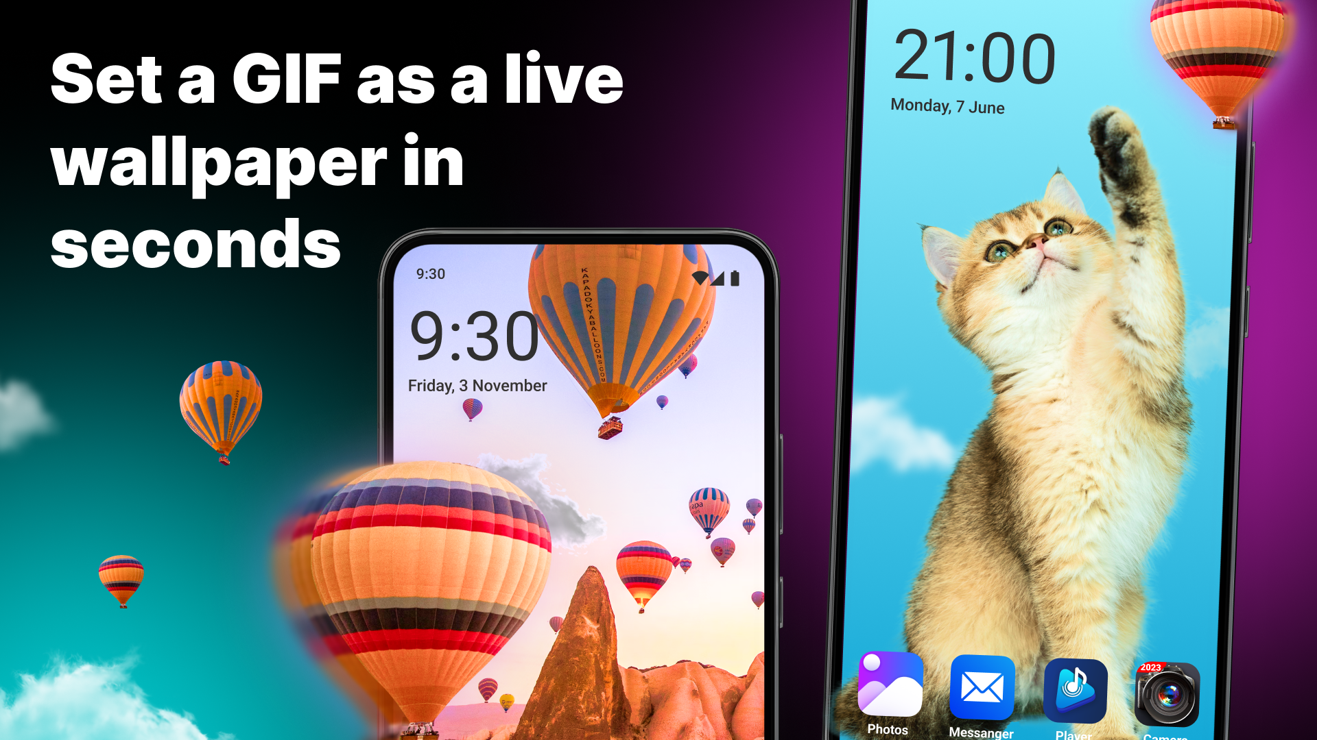 اسکرین شات 1 برنامه GIF Live Wallpaper