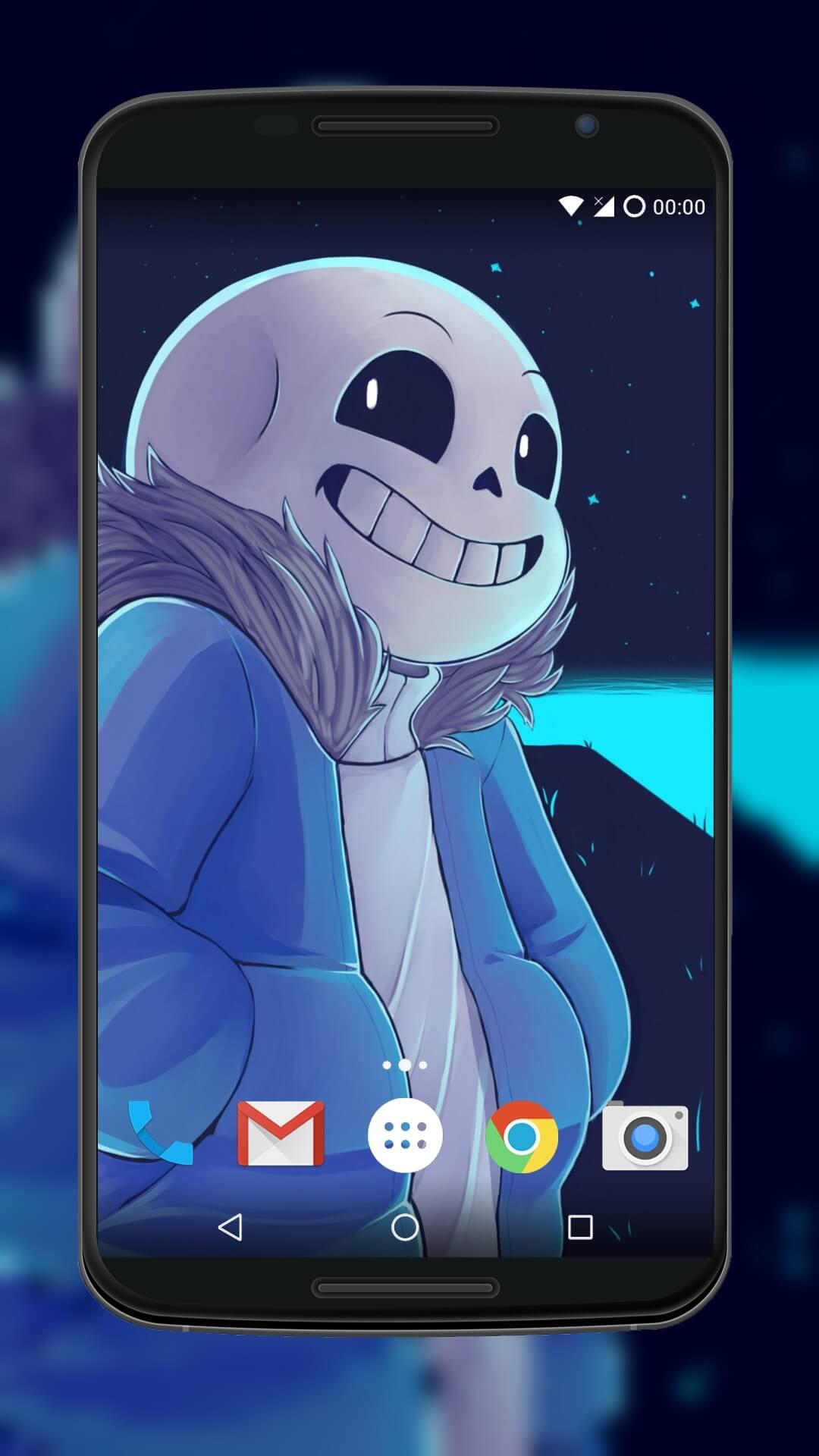 اسکرین شات 1 برنامه Undertale Wallpapers - Sans