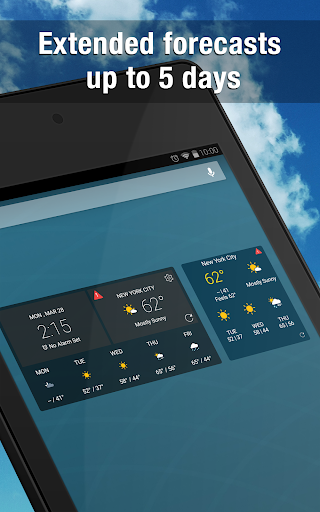 اسکرین شات 7 برنامه Weather Widget by WeatherBug: Alerts & Forecast